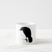  Raven - Gepersonaliseerd Gothic Kroes Ravens Espresso Kop (Voorkant)