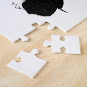  Raven - Gepersonaliseerd Gothic Kroes Ravens Legpuzzel (Zijkant)