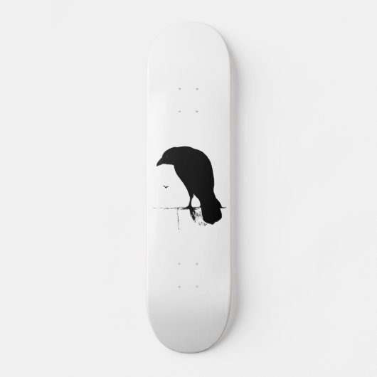  Raven - Gepersonaliseerd Gothic Kroes Ravens Skateboard (Voorkant)