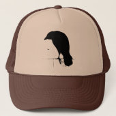  Raven - Gepersonaliseerd Gothic Kroes Ravens Trucker Pet (Voorkant)