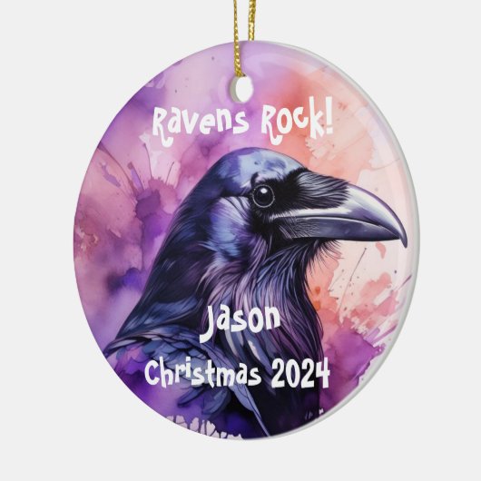 Raven gepersonaliseerd Ornament (Links)