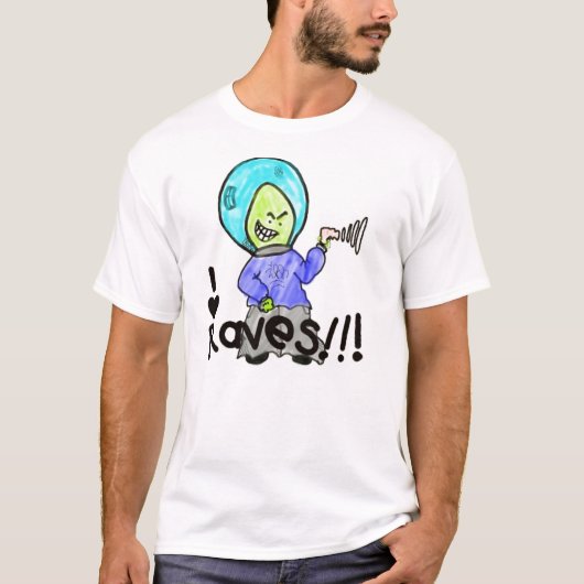 raven - Gepersonaliseerd T-shirt (Voorkant)