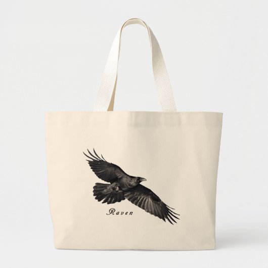 Raven Gifts Grote Tote Bag (Voorkant)