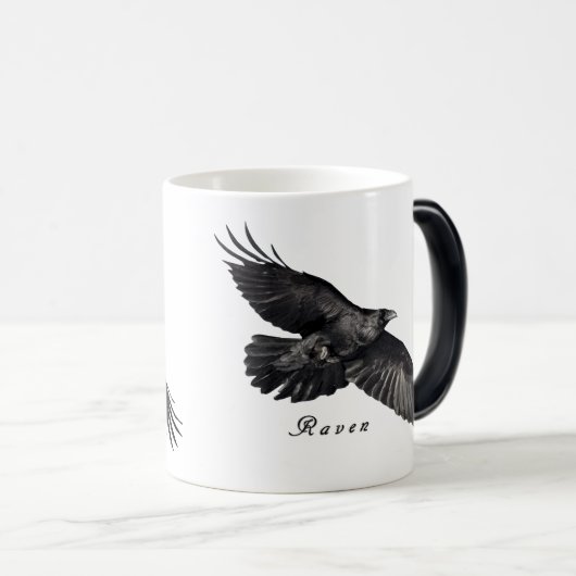 Raven Gifts Magische Mok (Voorkant rechts)