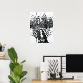 Raven Girl Poster (Thuiskantoor)