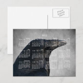Raven Glamor Shot Agenda 2013 Briefkaart (Voorkant / Achterkant)