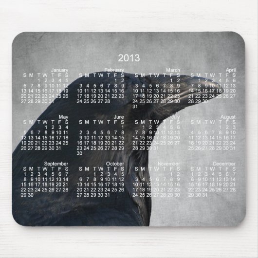 Raven Glamor Shot Agenda 2013 Muismat (Voorkant)