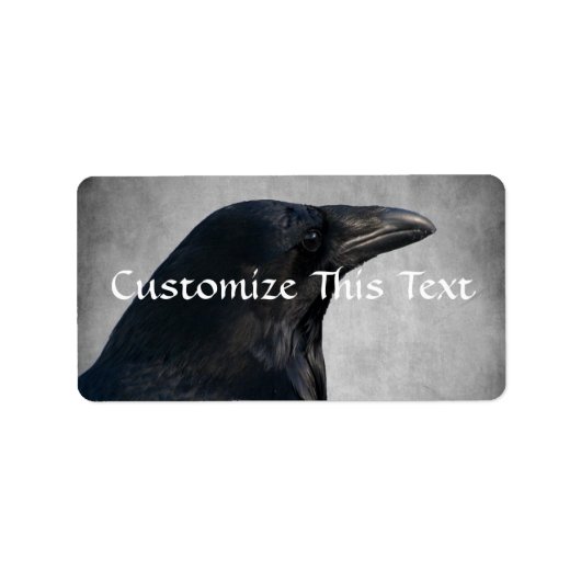 Raven Glamor Shot Etiket (Voorkant)