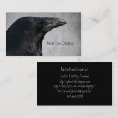 Raven Glamor Shot Visitekaartje (Voorkant / Achterkant)