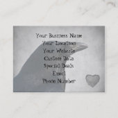 Raven Glamor Shot Visitekaartje (Achterkant)