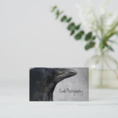Raven Glamor Shot Visitekaartje (Staand voorkant)