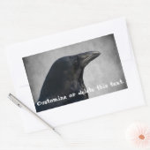 Raven Glamour Shot;  Rechthoekige Sticker (Envelop)