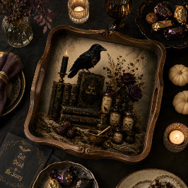 Raven Gothic Apotheek Toverboeken Paarse Rozen Tissuepapier