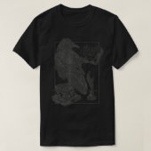 Raven Gothic Dark Academic Magic Gothic Crow Occul T-shirt (Design voorkant)