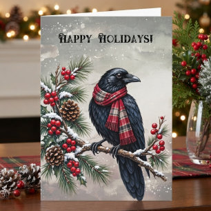 Raven Gotische Schotse Winter Kaart
