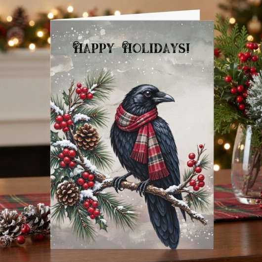 Raven Gotische Schotse Winter Kaart