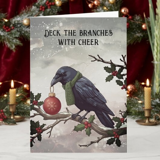 Raven Gotische Winter Kaart