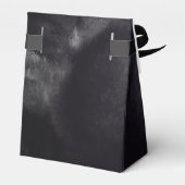 Raven & Gouden Maan Gotische Bruiloft Bedankdoosjes (Achterkant)