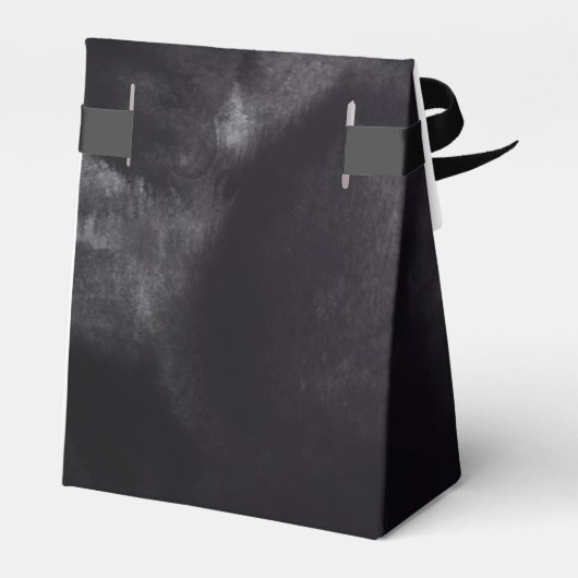 Raven & Gouden Maan Gotische Bruiloft Bedankdoosjes (Achterkant)