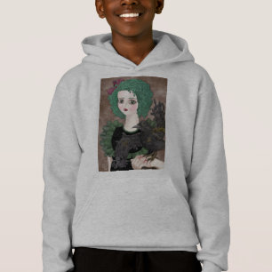Raven Gray Hooded Sweatshirt