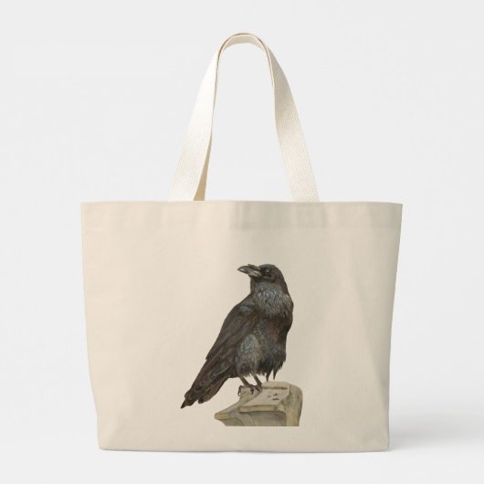 Raven Grote Tote Bag (Achterkant)