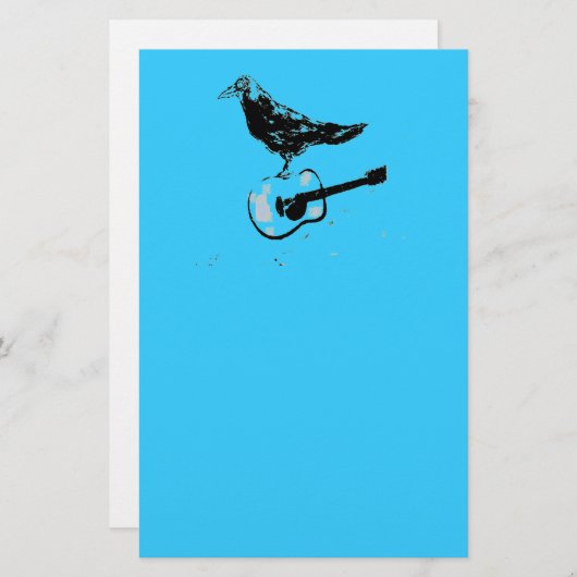 raven guitar briefpapier (Voorkant / Achterkant)