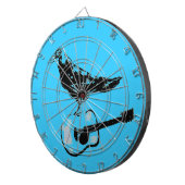 raven guitar dartbord (Voorkant Rechts)