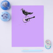 raven guitar flyer (Enkel)