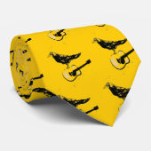 raven guitar stropdas (Opgerold)