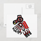 raven haida 2009 briefkaart (Voorkant / Achterkant)