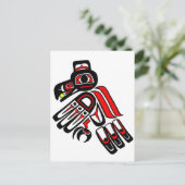 raven haida 2009 briefkaart (Staand voorkant)