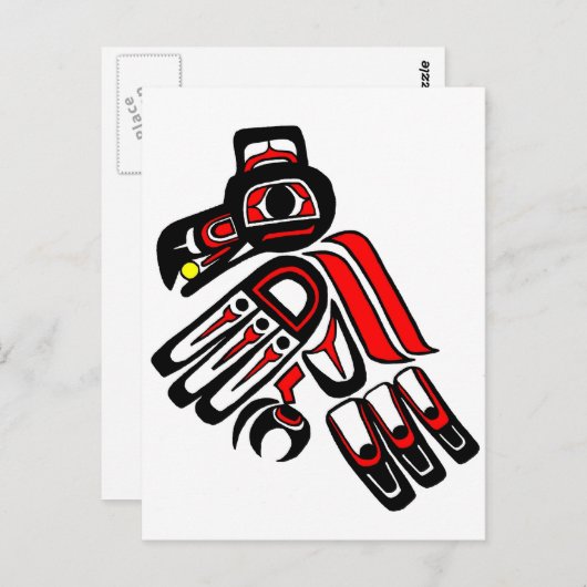 raven haida 2009 briefkaart (Voorkant / Achterkant)