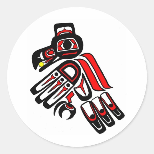 raven haida 2009 ronde sticker (Voorkant)
