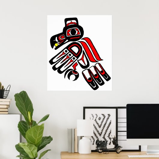 raven haida poster (Thuiskantoor)