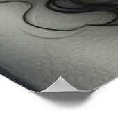 Raven haired schoonheid poster (Hoek)