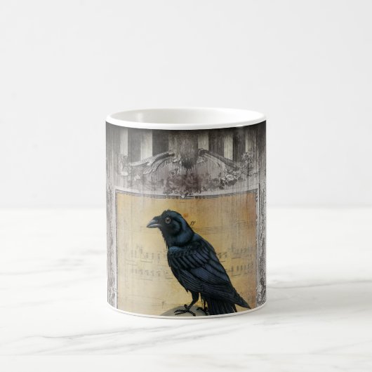 Raven Halloween Koffiemok (Center)