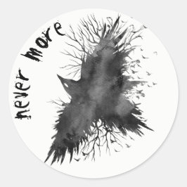 Raven Halloween Sticker