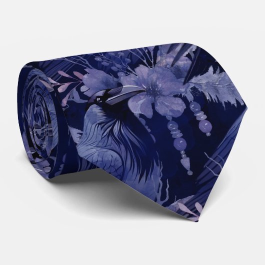 Raven Halsband Stropdas (Opgerold)