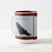 Raven Happy Holiday's Mok (Voorkant links)