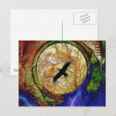 Raven Hawk Briefkaart (Voorkant / Achterkant)