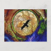 Raven Hawk Briefkaart (Voorkant)