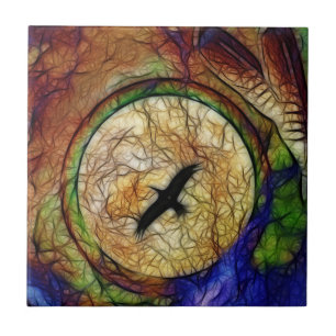 Raven Hawk-tegel Tegeltje