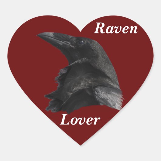Raven & Heart Stickers (Voorkant)