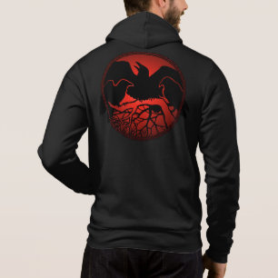 Raven Hoodie Jacket Mannen Raven Crow Hooded Shirt