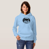 Raven Hoodie Jacket Women's Raven Crow Art Jacket (Voorkant volledig)