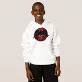 Raven Hoodie Kind Raven / Crow Art Sweatshirts (Voorkant volledig)