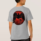 Raven Hoodie Kind Raven / Crow Art Sweatshirts T-shirt (Achterkant)