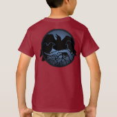 Raven Hoodie Kind Raven / Crow Art Sweatshirts T-shirt (Achterkant)