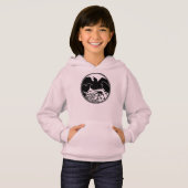 Raven Hoodie Sweatshirt Kind Raven Hooded Shirt (Voorkant volledig)