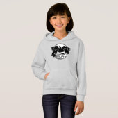 Raven Hoodie Sweatshirt Kind Raven Hooded Shirt (Voorkant volledig)